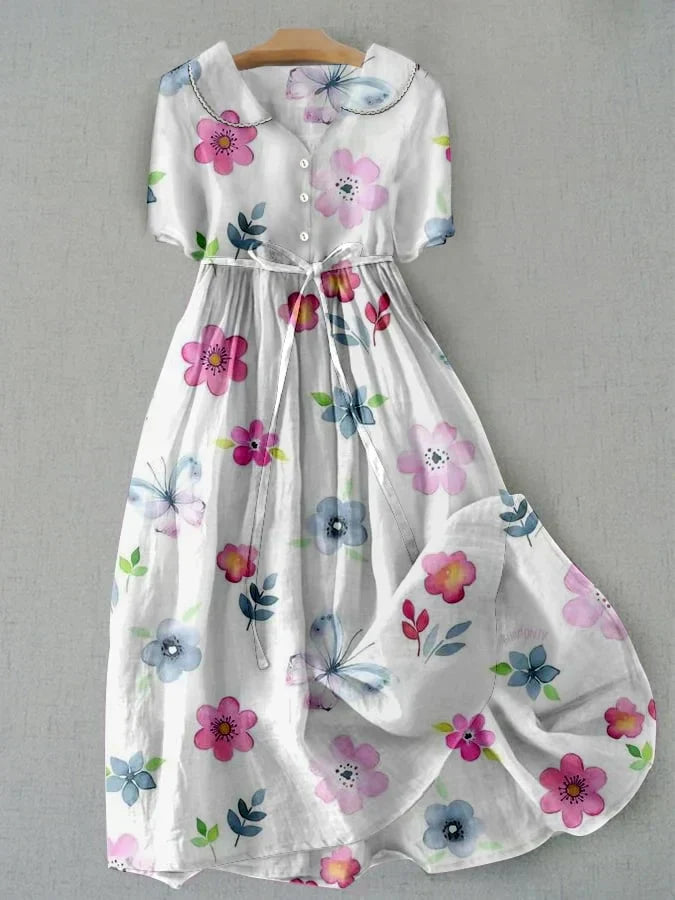 Mila | Women's Vintage Floral Print Dress